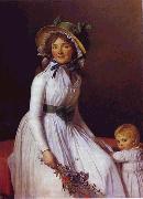 Jacques-Louis David Portrait of Emilie Seriziat and Her Son oil painting picture wholesale